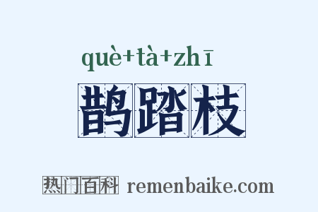 鹊踏枝是什么意思的图片